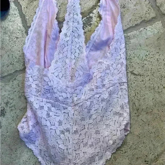 Free People Intimately FP Avery Lace Bodysuit/B4 - Picture 4 of 4